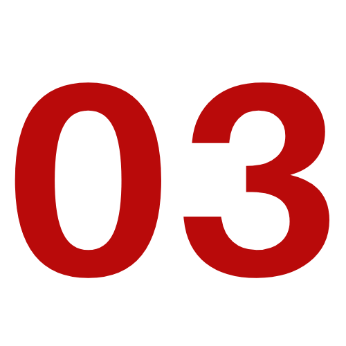 03 number design